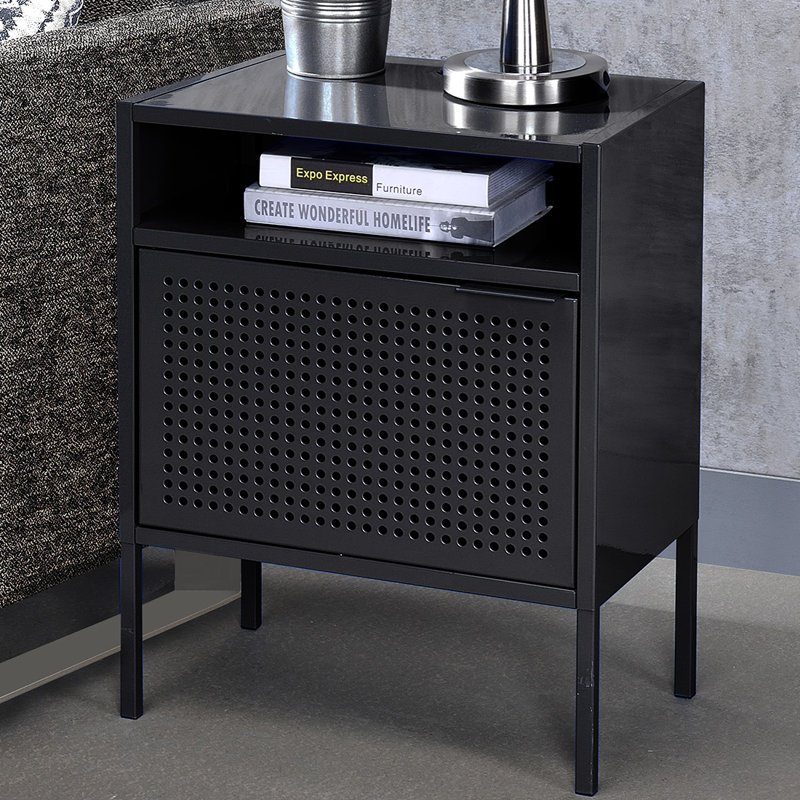 Picket House Furnishings Gemma Metal Nightstand with USB Port & Reviews